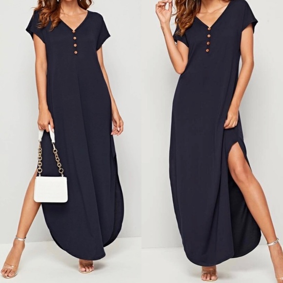 🆕LAST ONE!🛍 Must Have Maxi in Navy Blue - Picture 7 of 7